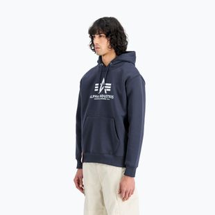 Felpa Alpha Industries Basic navy da uomo