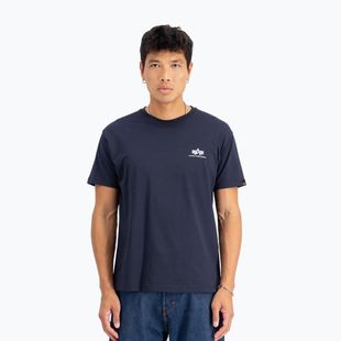 Maglietta Alpha Industries Basic Small Logo uomo rep.blue