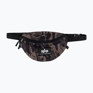 Alpha Industries - Marsupio con stampa in gomma - camo nero