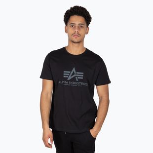 Maglietta Alpha Industries Basic Rainbow Reflective da uomo, nero