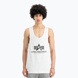 Alpha Industries Basic Tank Body Building T-shirt uomo bianco