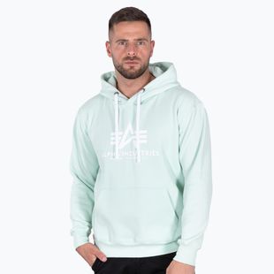 Alpha Industries felpa Basic mint da uomo