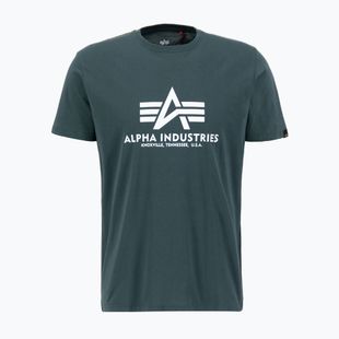 Maglietta Alpha Industries Basic verde scuro da uomo