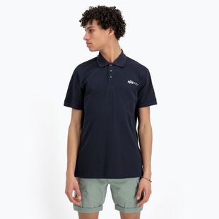 Alpha Industries Basic Polo Small Logo T-shirt replica uomo blu