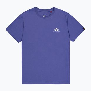 Maglietta Alpha Industries Basic Small Logo night purple da uomo