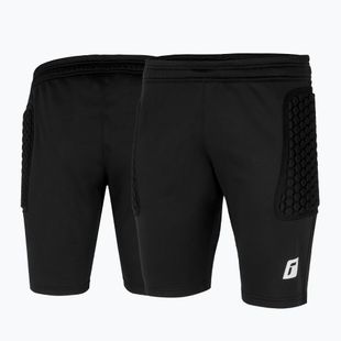Pantaloncini da calcio Reusch Contest II Short Advance nero/argento