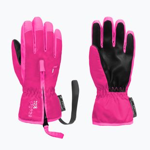 Guanti da sci per bambini Reusch Ben fuchsia purple/knockout pink