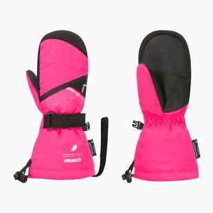 Guanto da sci per bambini Reusch Kaden Down R-Tex XT Mitten rosa glo
