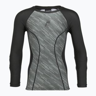 Maglia da portiere a manica lunga Reusch Padded Eco Undershirt nero/verde deserto