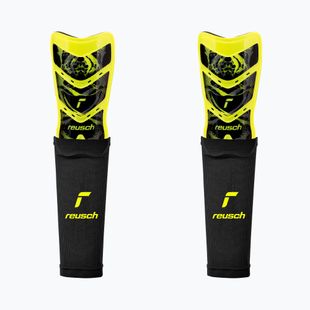 Reusch Shinguard Attrakt Supreme parastinchi di sicurezza giallo/nero