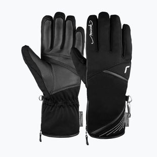 Guanti da sci da donna Reusch Lore Stormbloxx black/silver