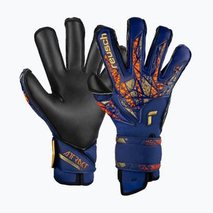 Guanti da portiere Reusch Attrakt Duo Evolution premium blu/oro/nero