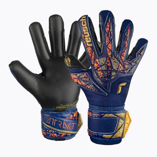 Guanti da portiere Reusch Attrakt Gold X premium blu/oro/nero