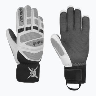 Guanti da sci uomo Reusch Worldcup Warrior DG white/glacier