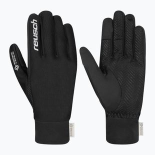 Guanti uomo Reusch Karayel Windstopper Touch-Tec black/silver