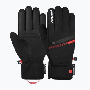 Guanti da sci Reusch Steve R-Tex XT 7809 black/fluo red