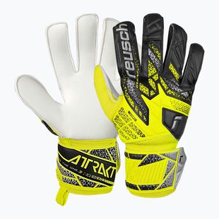 Guanti da portiere Reusch Attrakt Solid safety giallo/argento
