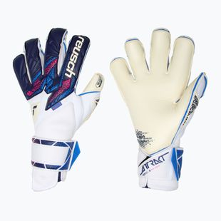 Guanti da portiere Reusch Attrakt RE:GRIP Evolution blu/rosa/bianco