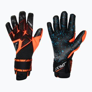 Guanto da portiere Reusch Attrakt Fusion Carbon® 3D nero/arancio shocking/nero