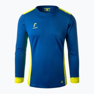 Reusch Match Goalkeeper Longsleeve imbottito blu brillante/giallo di sicurezza