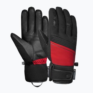 Guanti da sci Reusch Louis R-Tex XT black/tango red