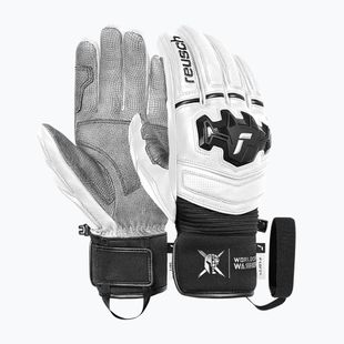 Guanti da sci Reusch Champ white / black