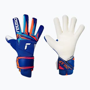 Guanti da portiere Reusch Attrakt Gold X Guardian sharp blue/white/shocking orange