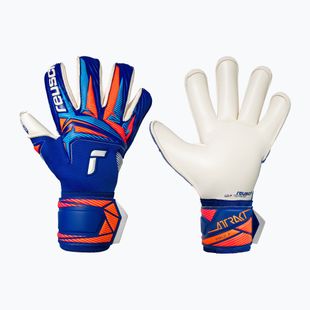 Guanti da portiere Reusch Attrakt Gold X Roll Finger sharp blue/white/shocking orange