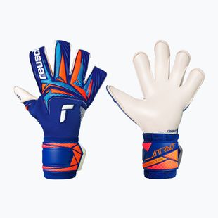 Guanti da portiere Reusch Attrakt Gold X Evolution sharp blue/white/shocking orange