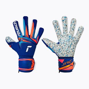 Guanti da portiere Reusch Attrakt Fusion NC sharp blue/white/shocking orange