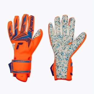 Guanti da portiere Reusch Attrakt Freegel Fusion shocking orange/blue