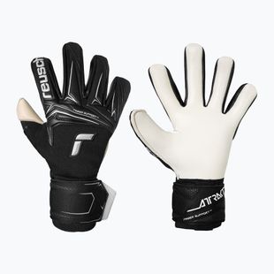 Guanti da portiere Reusch Attrakt Gold X NC Finger Support black/white