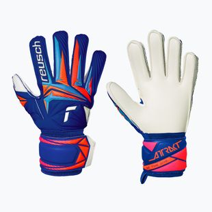 Guanti da portiere per bambini Reusch Attrakt Advance Junior sharp blue/white/shocking orange