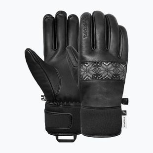 Guanti da sci da donna Reusch Charlize R-Tex XT black/steel gray/silver