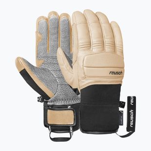 Guanti da sci Reusch Alpine Heritage tan / black