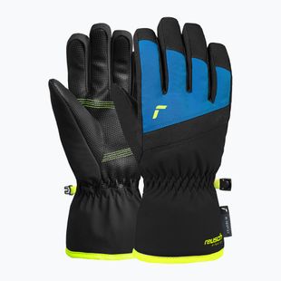 Guanti da sci per bambini Reusch Wonder R-TEX® XT Junior blck/bril blu/safety yell
