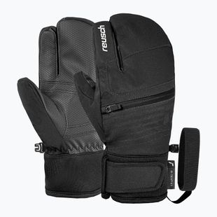 Guanti da sci per bambini Reusch Leo R-Tex XT Lobster black/white