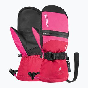 Guanti da sci per bambini Reusch Lan R-Tex XT Mitten cerise/pink glo