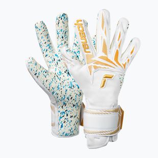 Guanti da portiere Reusch Unai World Champion white/gold