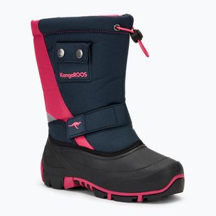 KangaROOS Kanga-Bean II, stivali da neve junior blu scuro / rosa margherita