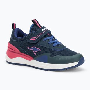 KangaROOS KD-Gym EV scarpe da bambino dark navy/fandango pink