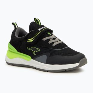 KangaROOS KD-Gym EV scarpe da bambino nero/giallo neon