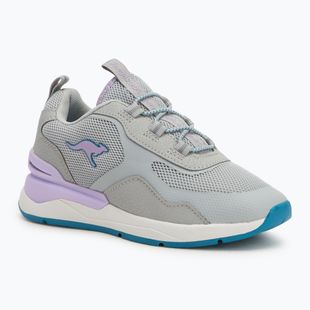 KangaROOS KD-Road scarpe da bambino grigio vapore/lavanda