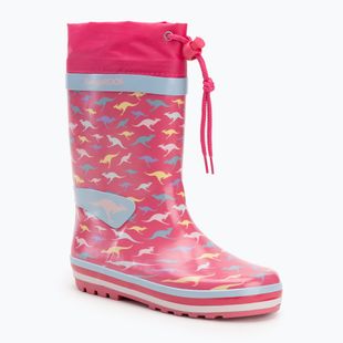 KangaROOS K-Summerrain, calzettoni per bambini rosa fandago/canguro