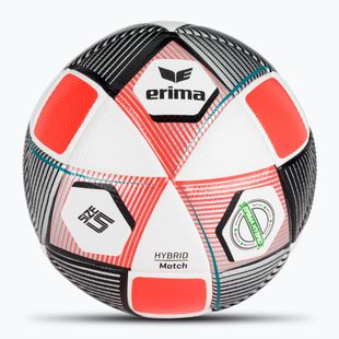 ERIMA Hybrid Match argento/fuoco-corallo calcio taglia 5