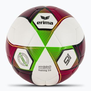 ERIMA Hybrid Training 2.0 rosso / verde geco calcio dimensioni 5