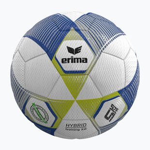 Palla da calcio ERIMA Hybrid Training 2.0 size 5 metallic blue/silver/lime