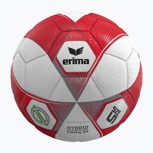 Palla da calcio ERIMA Hybrid Training 2.0 size 5 red/silver