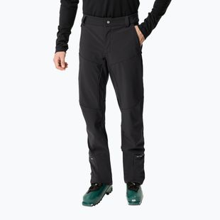 Pantaloni softshell da uomo VAUDE Larice IV nero uni