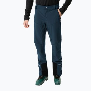 Pantaloni softshell da uomo VAUDE Larice IV dark sea uni